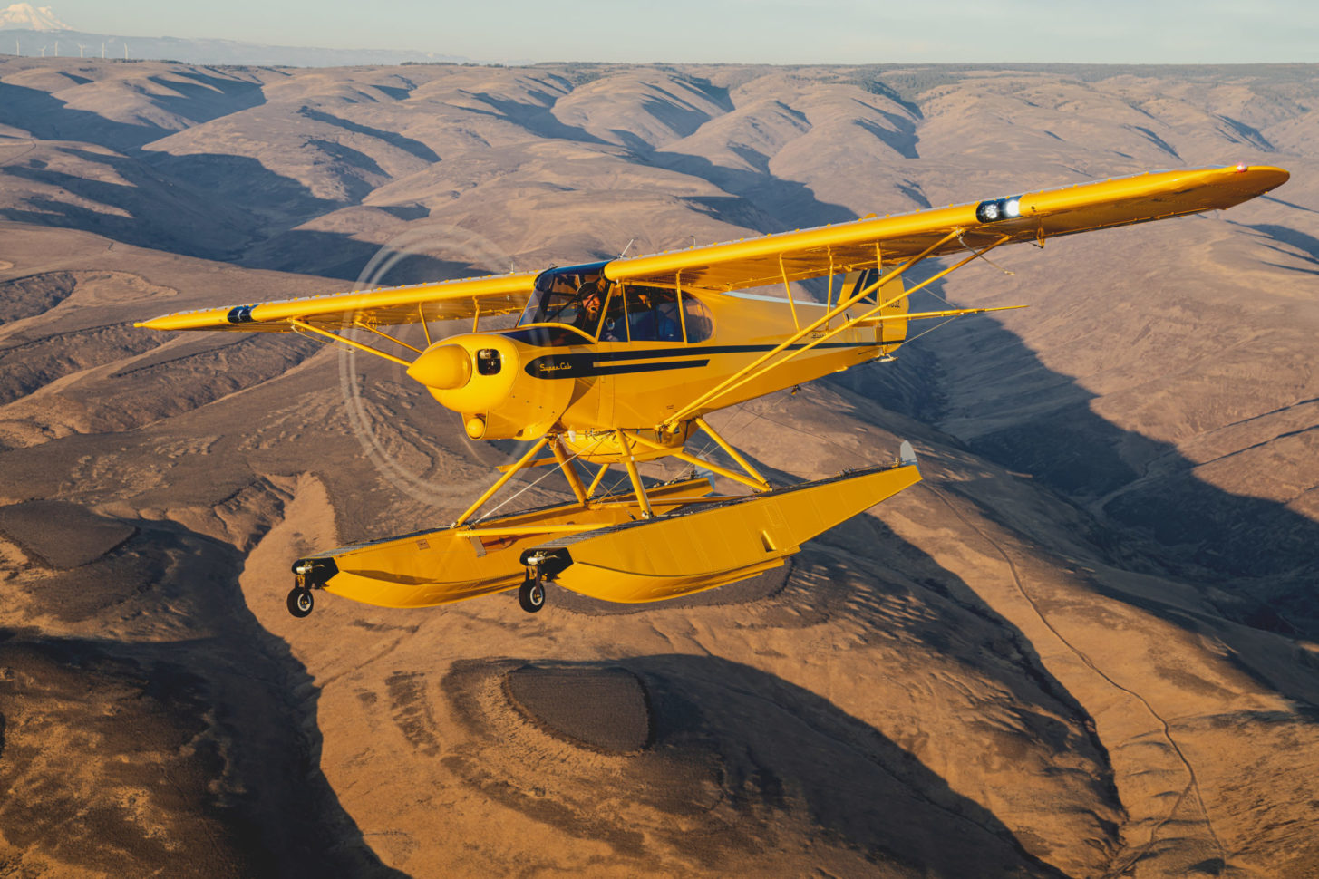 Die Super Cub mit dem neuen STC-Paket hebt dank struktureller Verstärkungen und 180-PS-Triebwerk nun mit einem maximalen Abfluggewicht von 1043 Kilogramm ab.