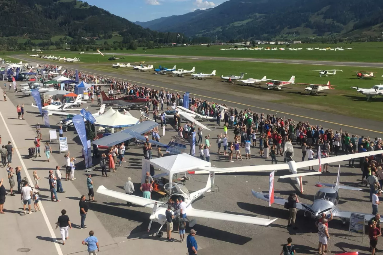 Die Air Expo Zell am See findet 2025 im September statt.