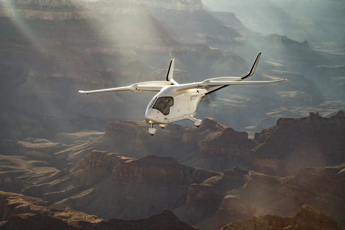 Elektrisch über dem Grand Canyon: Die ALIA CTOL bei ihrem Vorflug