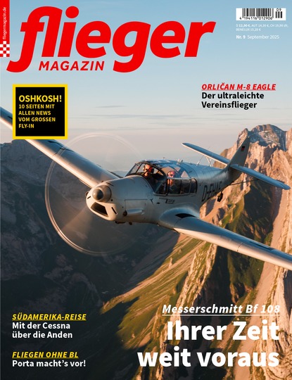 fliegermagazin 9/2025: Messerschmitt Bf 108 Taifun – Ihrer Zeit weit voraus