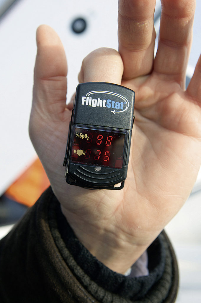 Fingerzeig: Puls und Sauerstoffgehalt lassen sich preisgünstig am Zeigefinger messen.