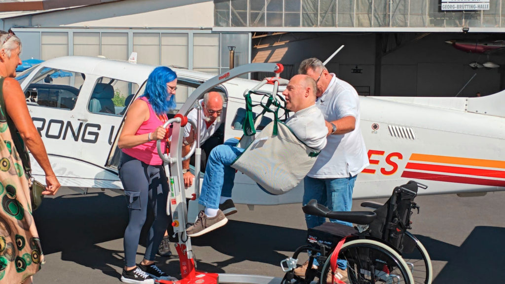 Transport ins Flugzeug