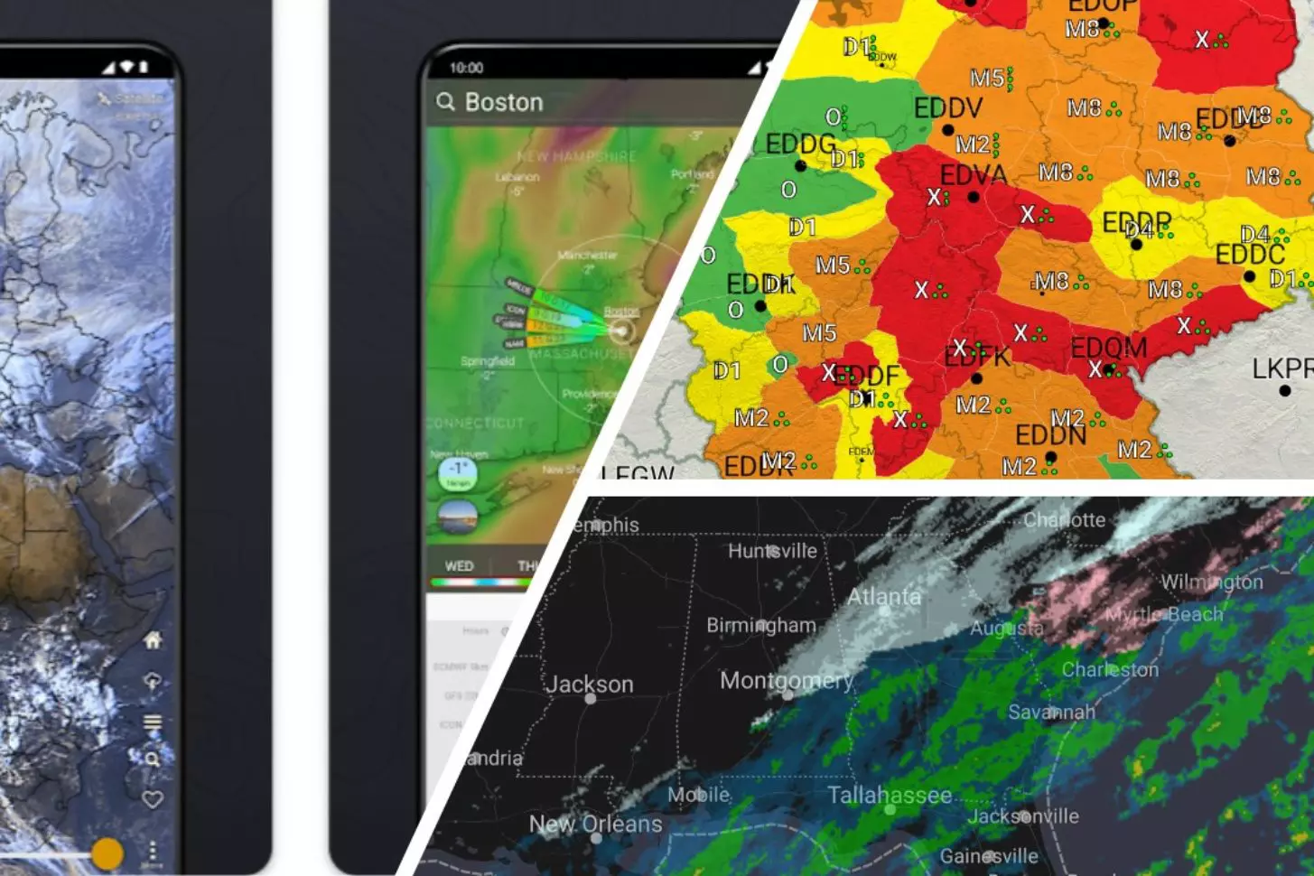 Ob METAR oder TAF, Regenradar oder Höhenwinde, Flugwetter-Apps bieten oft umfangreiche Informationen.
